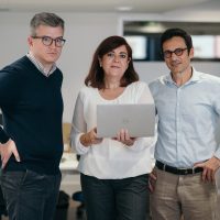 Cofundadores Squarepoint en 2008, Hector y Lluis. Incorporacion posterior de Isabel Valerio